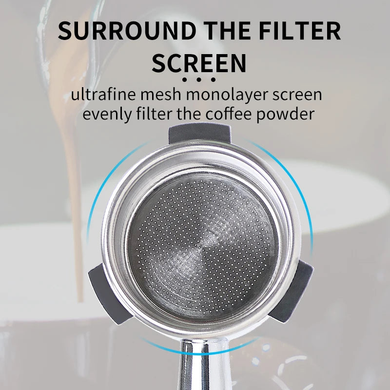 54mm Bottomless (Naked) Portafilter – Compatible with Breville/Sage machines