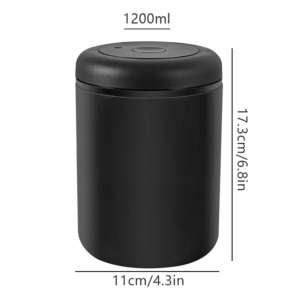 Vacuum Coffee Bean Storage Jar