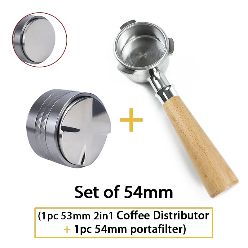 54mm Bottomless (Naked) Portafilter – Compatible with Breville/Sage machines