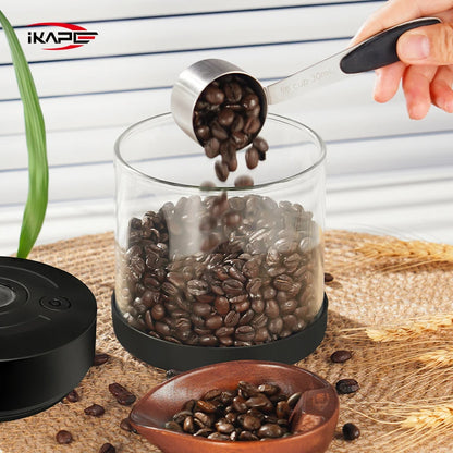 IKAPE Electric Vacuum Bean Canister