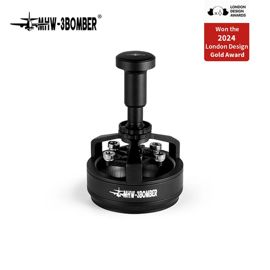 MHW-3BOMBER Cyclone WDT Tool | Adjustable Espresso Distribution Tool (51/53mm)