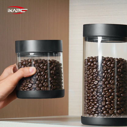 IKAPE Electric Vacuum Bean Canister