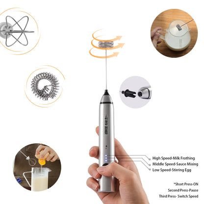 MHW-3BOMBER Handheld Milk Frother