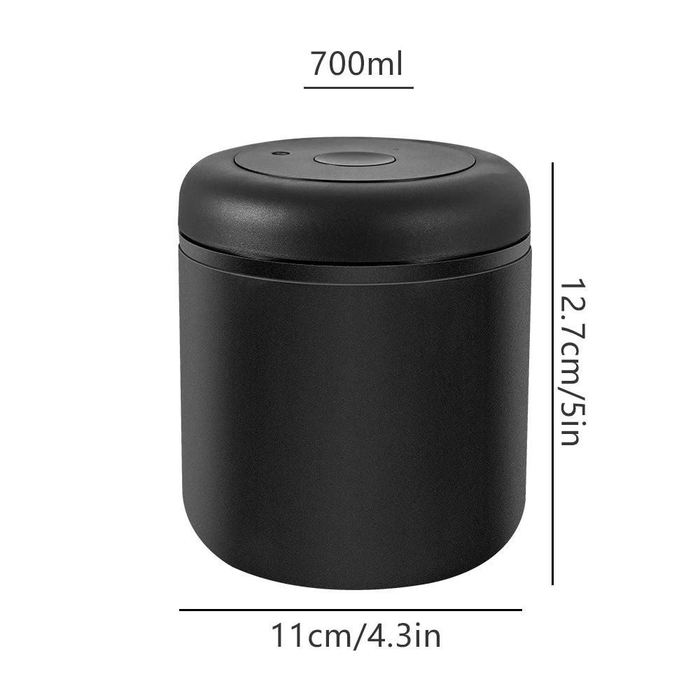 Vacuum Coffee Bean Storage Jar