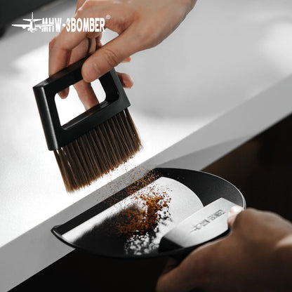 MHW-3BOMBER Magnetic Coffee Bar Brush &amp; Dustpan Set