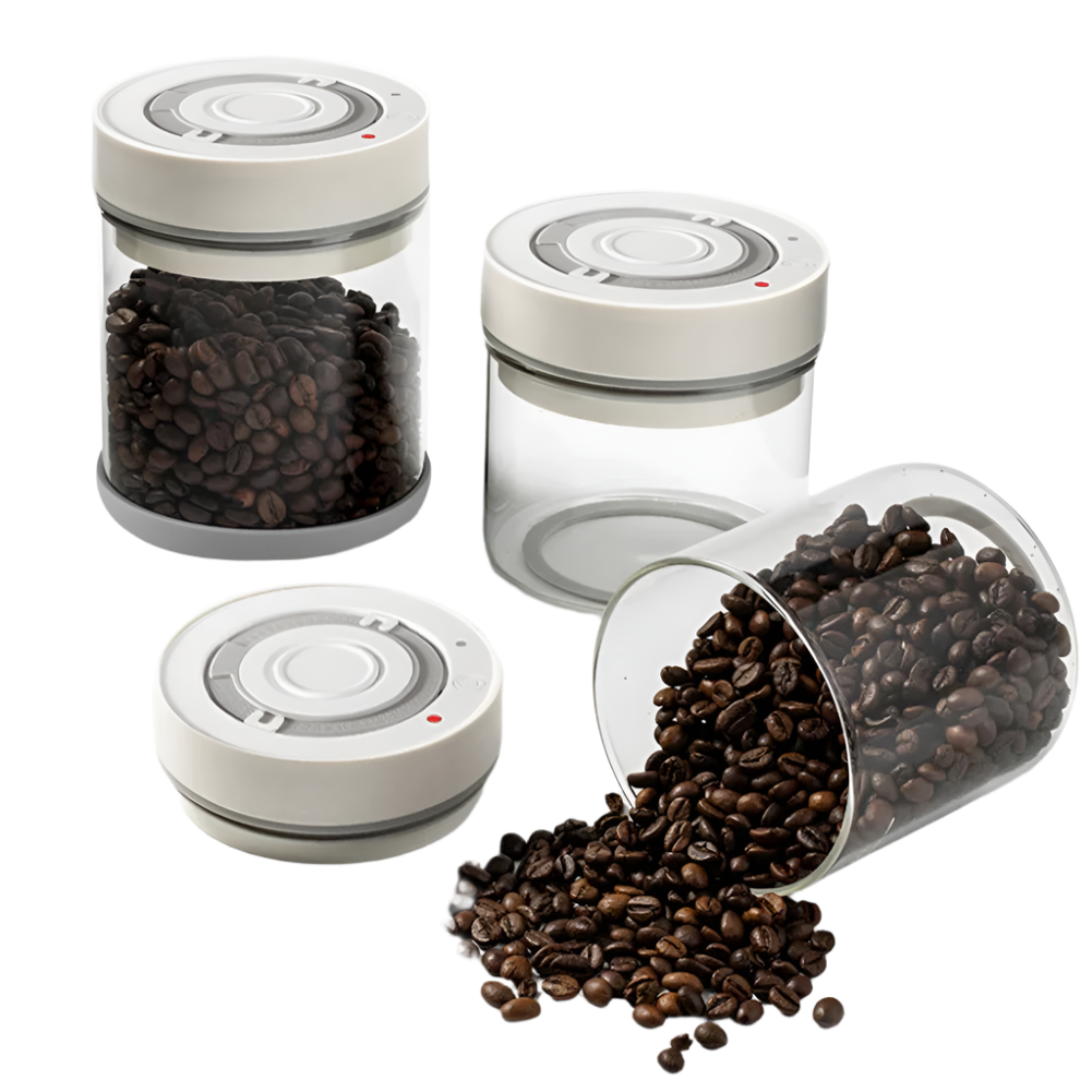 Smart Vacuum Glass Jar – Freshness at the Push of a Button