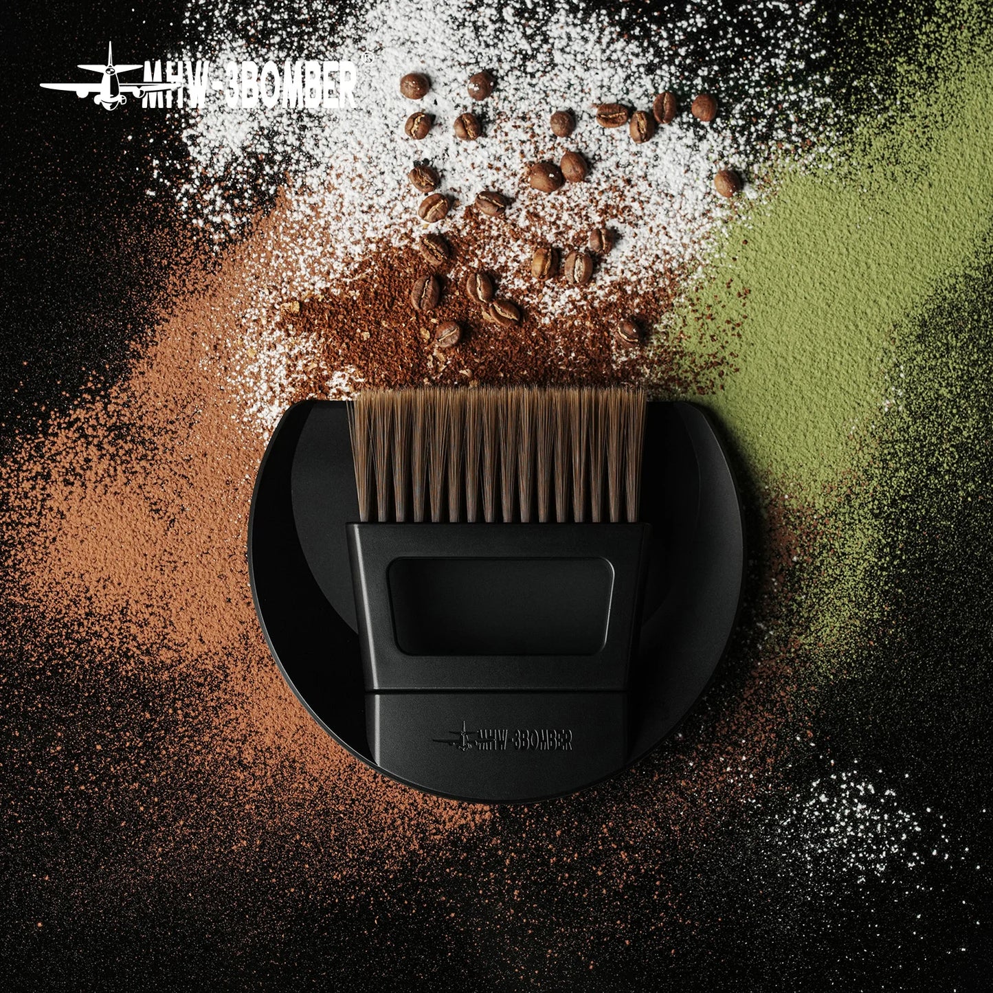 MHW-3BOMBER Magnetic Coffee Bar Brush &amp; Dustpan Set