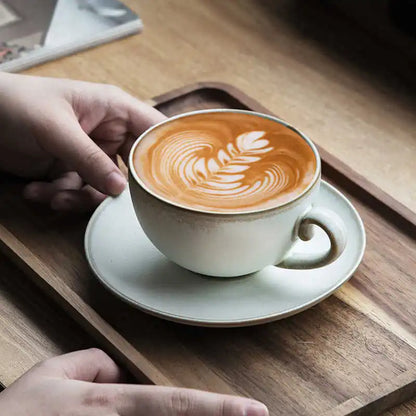 Brew Bar Porcelain Cup & Saucer Set