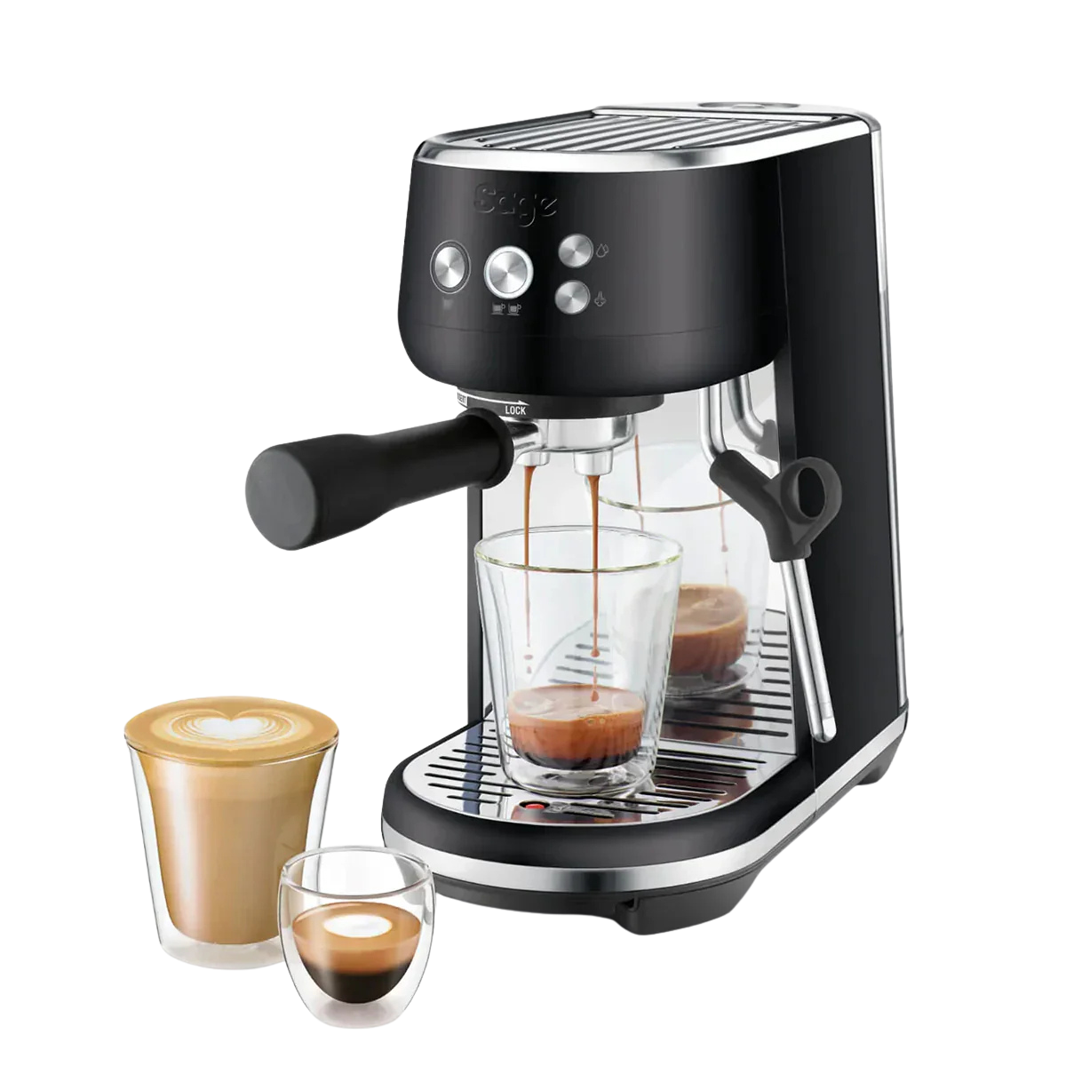 Sage The Bambino Espresso Machine (Black Truffle)