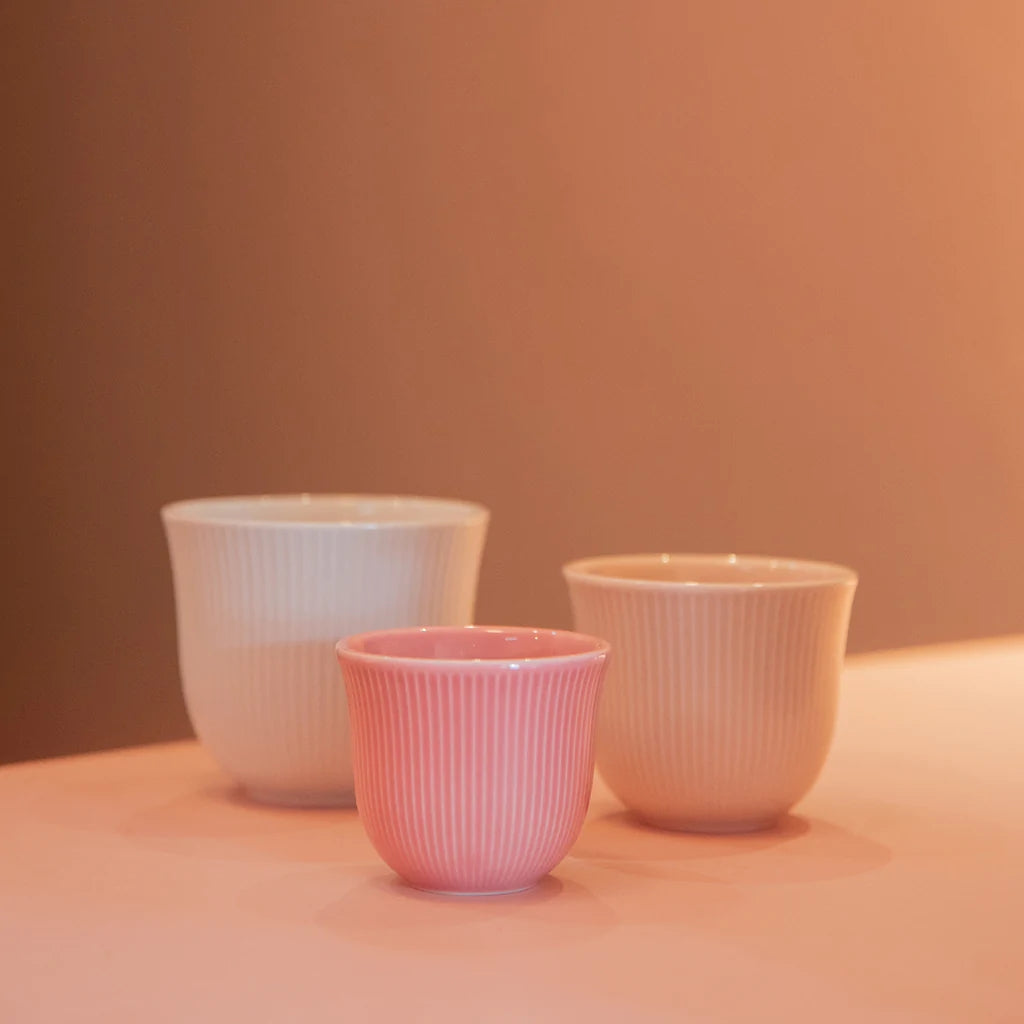 Loveramics Brewers 250ml Embossed Cappuccino / Drip Coffee Tasting Cup (Pink)